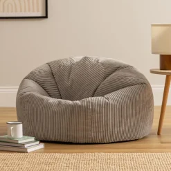 icon Zitzak Kingston - Corduroy Zitzak Volwassenen - Grijs Outlet