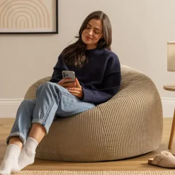 icon Zitzak Kingston - Corduroy Zitzak Volwassenen - Beige Sale