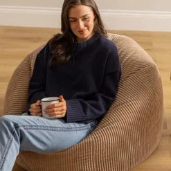 icon Zitzak Kingston - Corduroy Zitzak Volwassenen - Mokka Sale