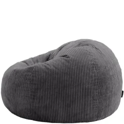 icon Zitzak Kingston - Corduroy Zitzak Volwassenen - Houtskool Hot