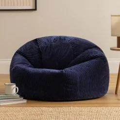 icon Zitzak Kingston - Corduroy Zitzak Volwassenen - Marineblauw Clearance