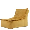 icon Zitzak Lounger Dolce - Fluwelen Zitzak - Geel Sale