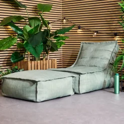 icon Zitzak Lounger en Poef Dolce - Zitzak Buiten - Saliegroen Best