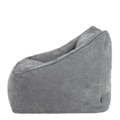 icon Zitzak Natalia - Chenille Zitzak Fauteuil - Grijs