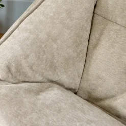 icon Zitzak Natalia - Chenille Zitzak Fauteuil - Beige Sale