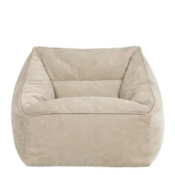 icon Zitzak Natalia - Chenille Zitzak Fauteuil - Beige Sale