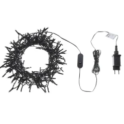 Beliani IGALIKU - LED kerstverlichting - Zwart - 2700 cm - PVC Discount