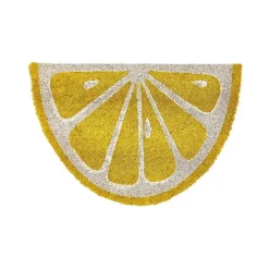 Beliani IJEN - Deurmat - Geel - 40 x 60 cm - Kokos Discount
