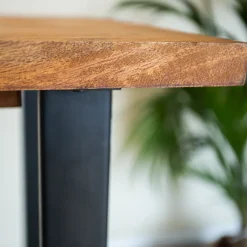 Dimehouse Industriële bartafel Vegas 130x70x110 cm Mangohout - Mangohout - Bruin Hot