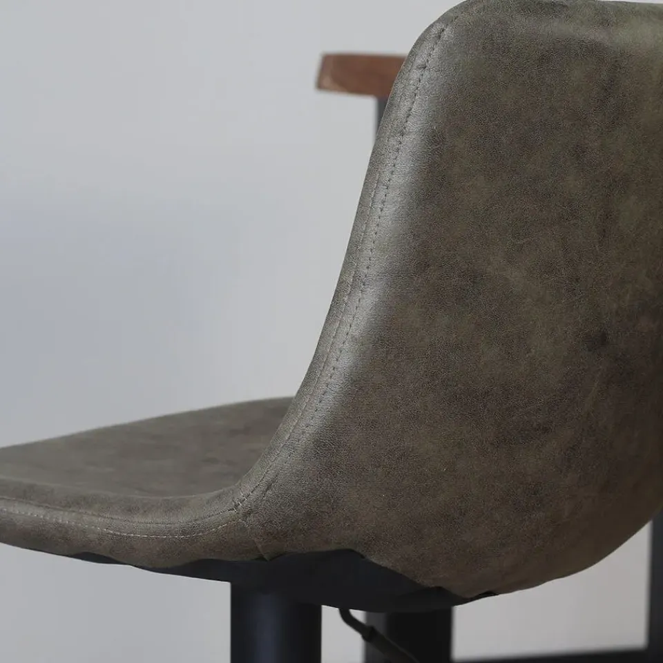 Dimehouse Industriële Draaibare Barkruk Boran Groen - Verstelbaar - Zonder Armleuningen New