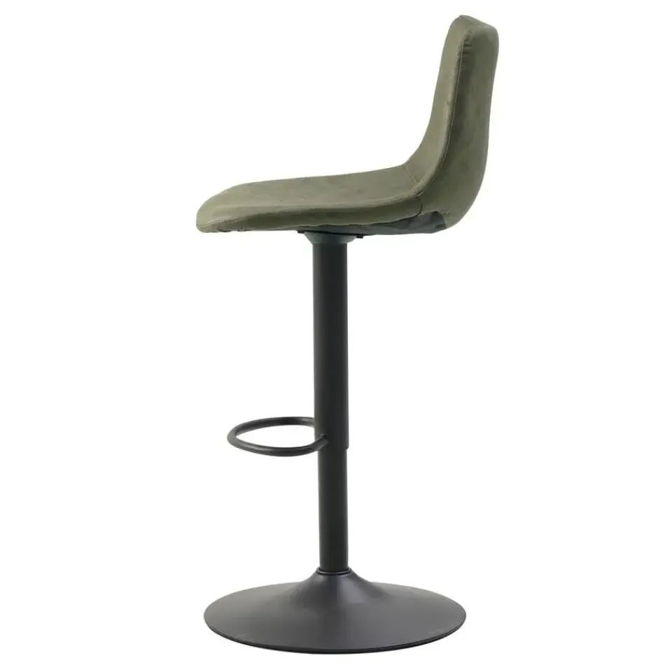 Dimehouse Industriële Draaibare Barkruk Boran Groen - Verstelbaar - Zonder Armleuningen New
