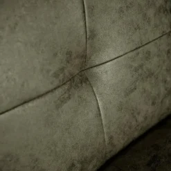 Dimehouse Industriële fauteuil Hailey groen ecoleder - Leder - Groen