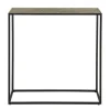 Dimehouse Industriële sidetable Lizzy metallic brons - 25x75x75 cm - Brons - Bronskleurig Sale
