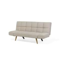 Beliani INGARO - Slaapbank 3-zits - Beige - Polyester Online