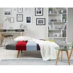 Beliani INGARO - Slaapbank 3-zits - Multicolor - Polyester Online