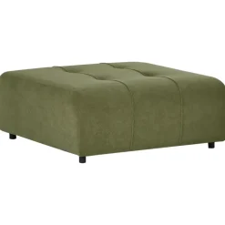 Leen Bakker INNVIK - Ottomaan - Groen - Polyester Outlet