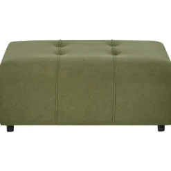 Leen Bakker INNVIK - Ottomaan - Groen - Polyester Outlet