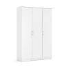 Interiax Kledingkast 'Amelie' - Wit - 3 Deurs - 180x120x54 cm Best
