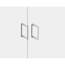 Interiax Kledingkast 'Amelie' - Wit - 2 Deurs - 180x60x40 cm