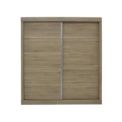 Interiax Kledingkast 'Mila' - Sonoma Eik - Schuifdeurkast - 197x182x52 cm Best