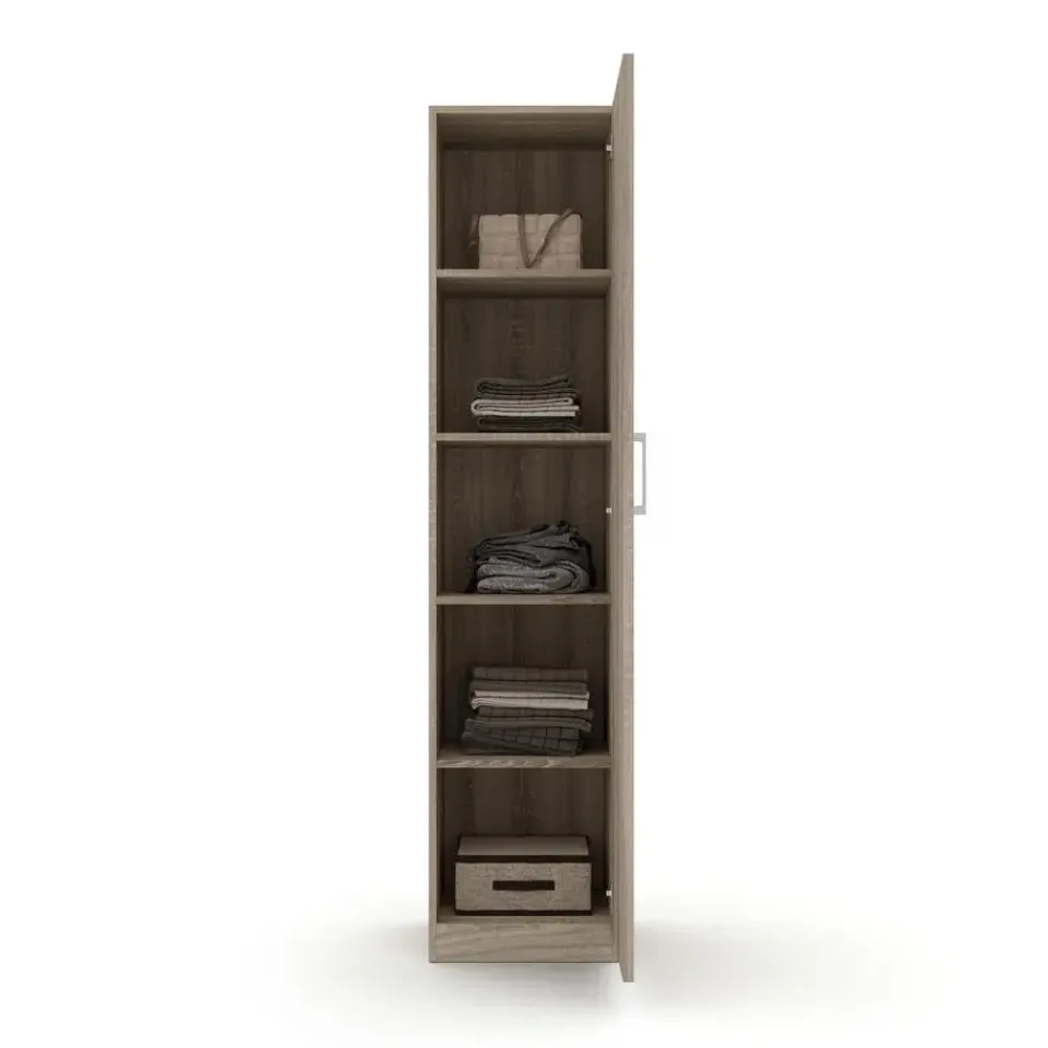 Interiax Kledingkast 'Mila' - Sonoma Eik - 1 Deurs - 180x40x42 cm Sale