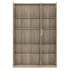 Interiax Kledingkast 'Mila' - Sonoma Eik - 3 Deurs - 180x120x42 cm New