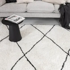 Interieur05 berber vloerkleed Nea wit/zwart - 230 x 160 cm Clearance