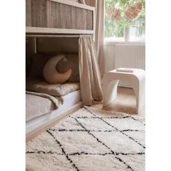 Interieur05 berber vloerkleed Nea wit/zwart - 330 x 240 cm Best
