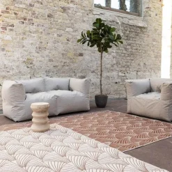 Interieur05 Buitenkleed Deco roest/wit - 290 x 200 cm Discount