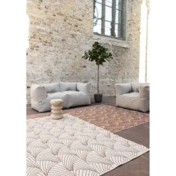 Interieur05 Buitenkleed Deco roest/wit - 290 x 200 cm Discount