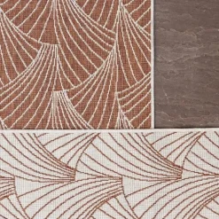 Interieur05 Buitenkleed Deco roest/wit - 290 x 200 cm Discount