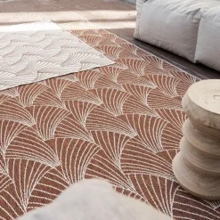 Interieur05 Buitenkleed Deco roest/wit - 340 x 240 cm Discount