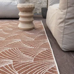 Interieur05 Buitenkleed Deco roest/wit - 340 x 240 cm Discount