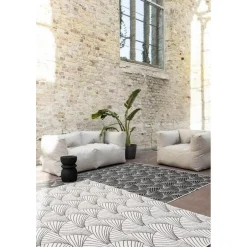 Interieur05 Buitenkleed Deco zwart/wit - 230 x 160 cm Sale