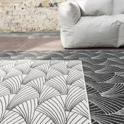 Interieur05 Buitenkleed Deco zwart/wit - 230 x 160 cm Sale