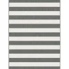 Eva Interior Interieur05 Buitenkleed Stripes Grijs/Wit dubbelzijdig - 230 x 160 cm Best