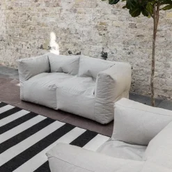 Eva Interior Interieur05 Buitenkleed Stripes zwart/wit dubbelzijdig - 230 x 160 cm Online