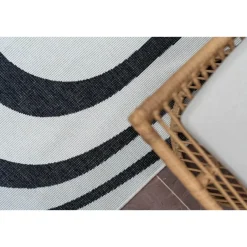 Interieur05 Buitenkleed Swirl Zwart - 340 x 240 cm Sale