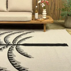 Interieur05 buitenkleed zwart/wit Breeze - 340 x 240 cm Best