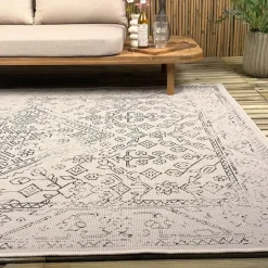 Interieur05 buitenkleed zwart/wit Nova - 340 x 240 cm Clearance