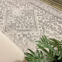 Interieur05 buitenkleed zwart/wit Nova - 340 x 240 cm Clearance