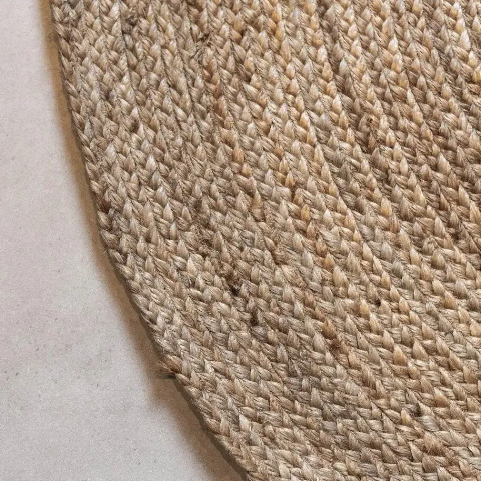 Interieur05 EVA Interior rond vloerkleed Jute naturel - 150 x 150 cm Sale