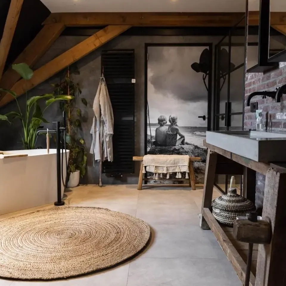 Interieur05 EVA Interior rond vloerkleed Jute naturel - 150 x 150 cm Sale