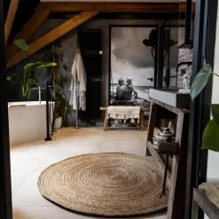 Interieur05 EVA Interior rond vloerkleed Jute naturel - 150 x 150 cm Sale