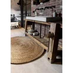 Interieur05 EVA Interior rond vloerkleed Jute naturel - 150 x 150 cm Sale