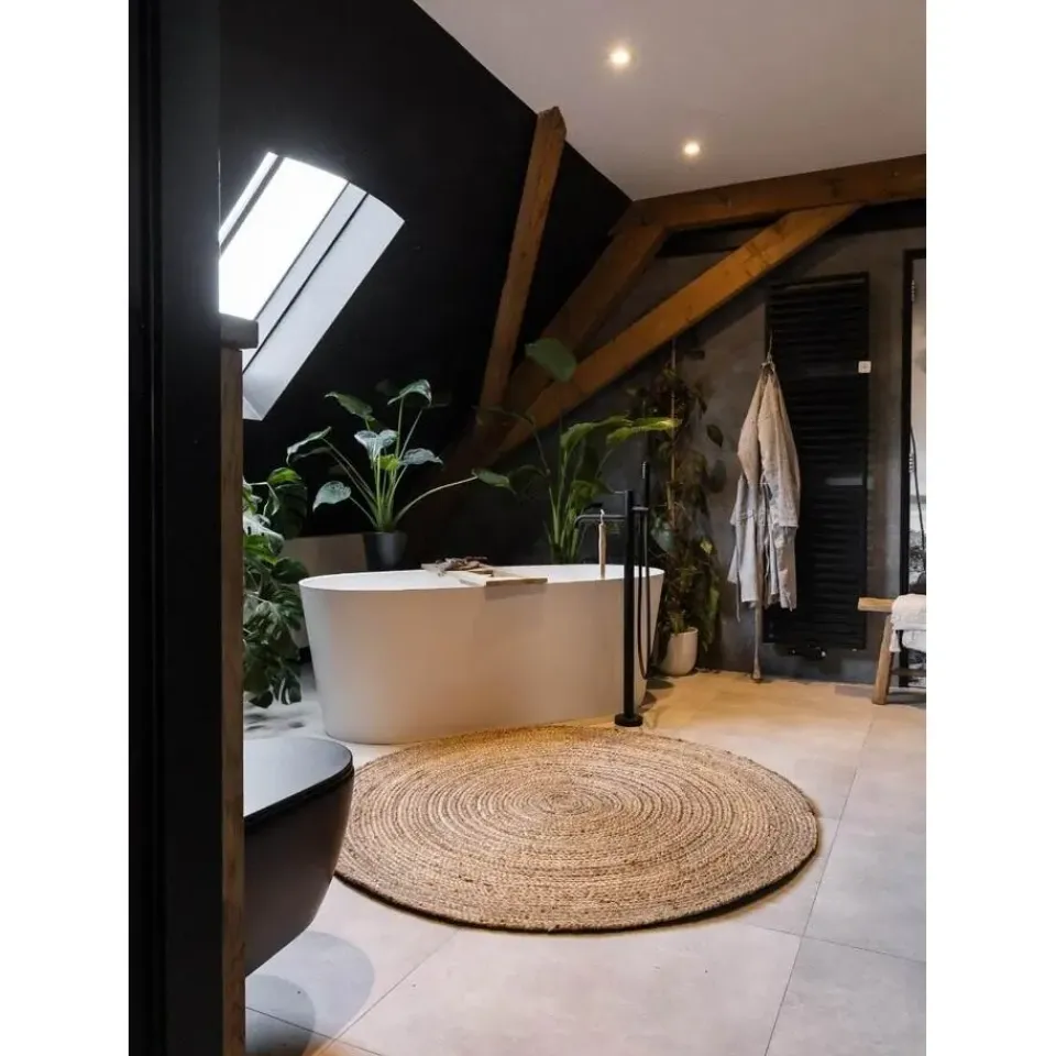 Interieur05 EVA Interior rond vloerkleed Jute naturel - 150 x 150 cm Sale