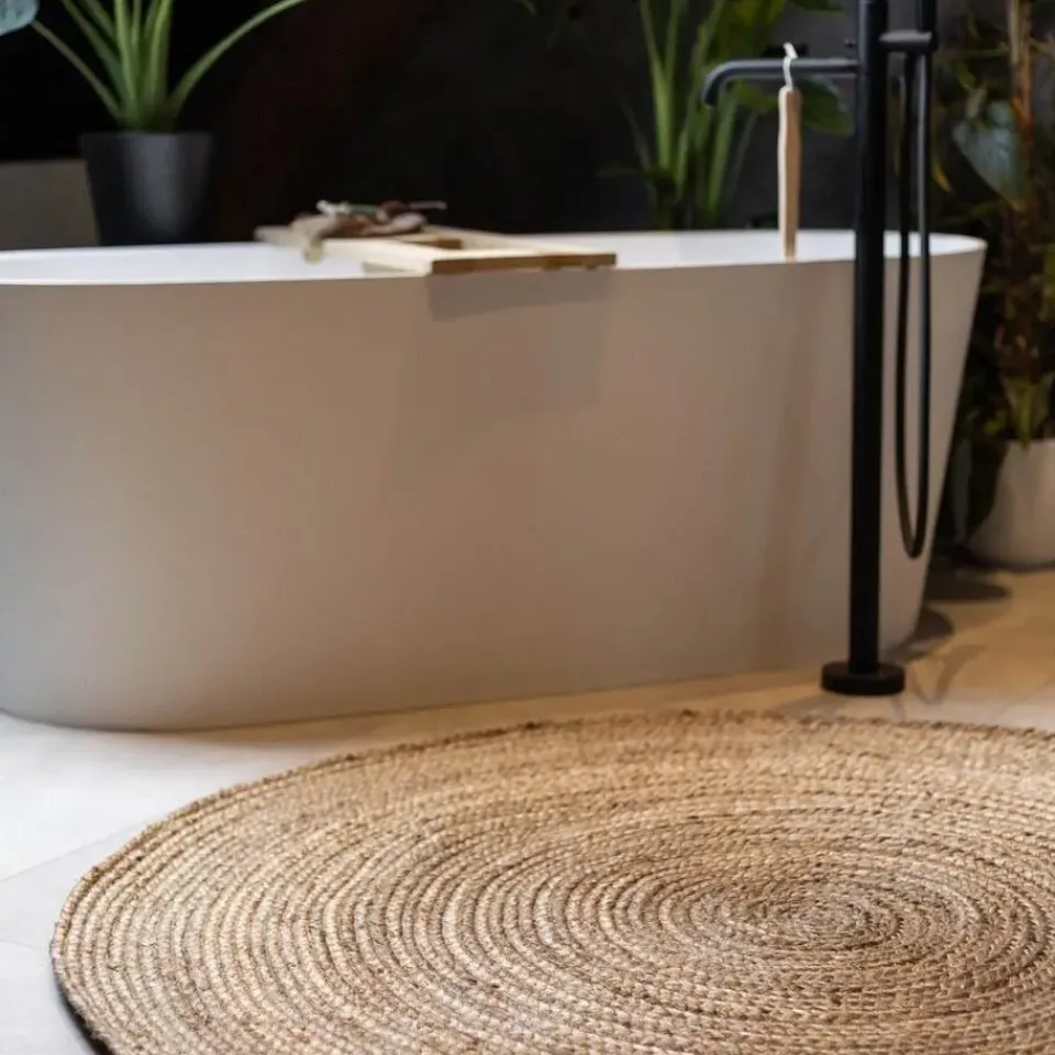 Interieur05 EVA Interior rond vloerkleed Jute naturel - 150 x 150 cm Sale