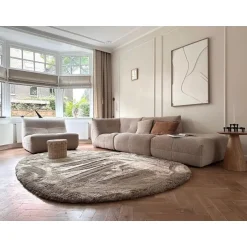 Interieur05 Hoogpolig vloerkleed Odelia beige/wit - 200 x 290 cm Discount