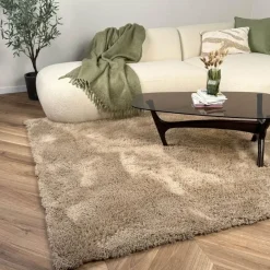 Interieur05 hoogpolig vloerkleed Furr bruin - 160 x 230 cm Hot