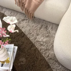 Interieur05 Hoogpolig vloerkleed Nika zand - 240 x 340 cm Online